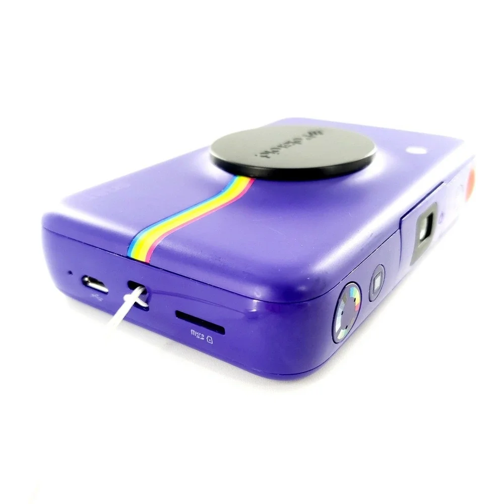 Polaroid Snap Instant Camera Purple No Film Power Tested Only